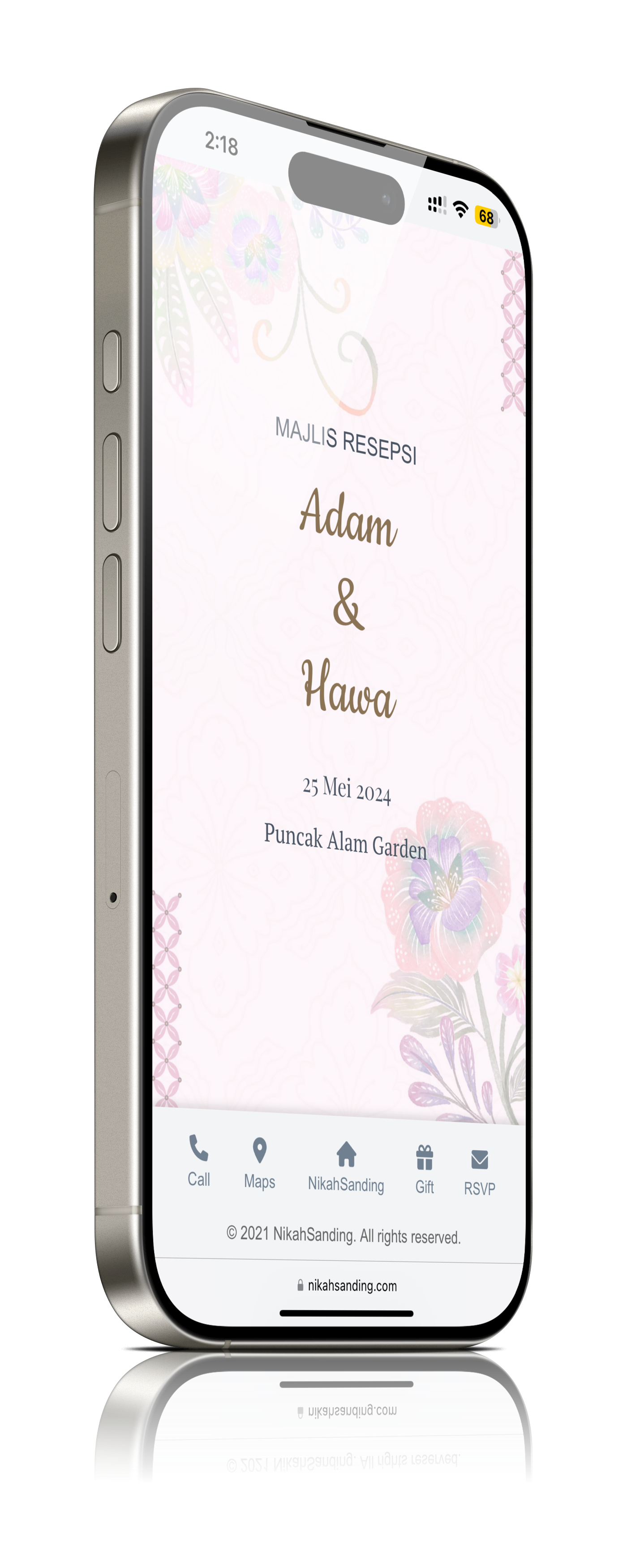 Digital Wedding Card Preview